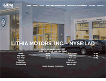 Tablet Screenshot of lithiainvestorrelations.com